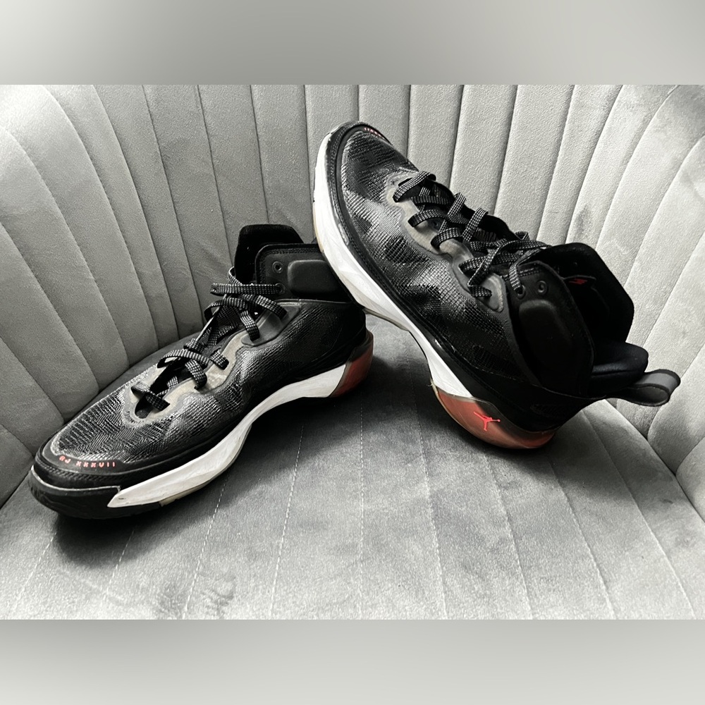 Air Jordan XXXVII Black and Red Men’s Basketball Shoes
